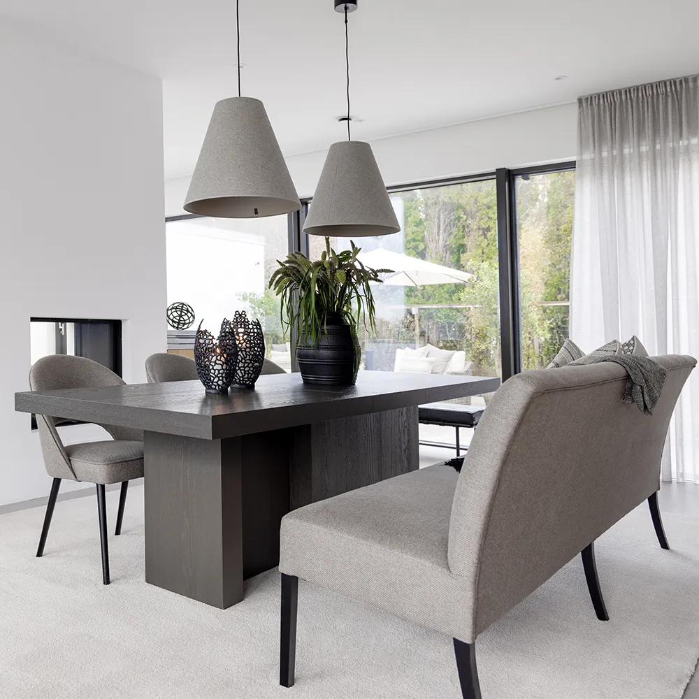 Gstaadt dining sofa 200 cm, Rave liver