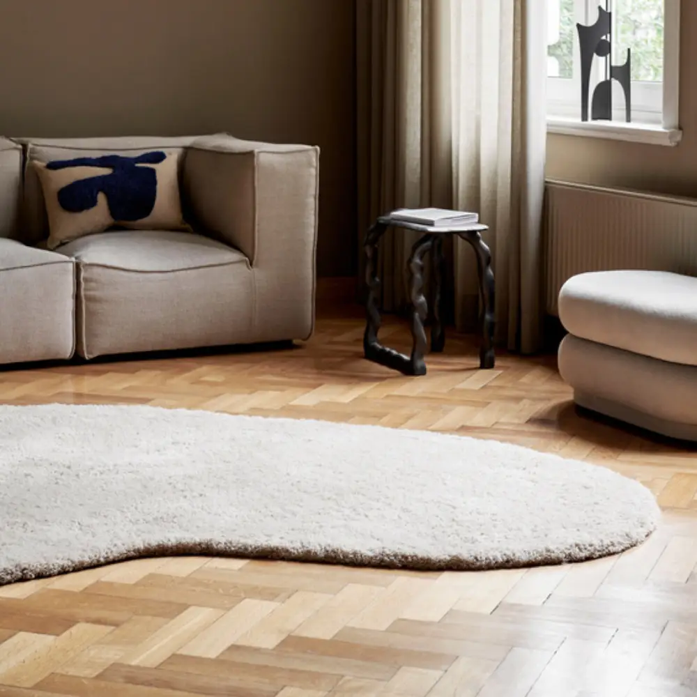 Forma Wool rug 103x155 cm Off-white