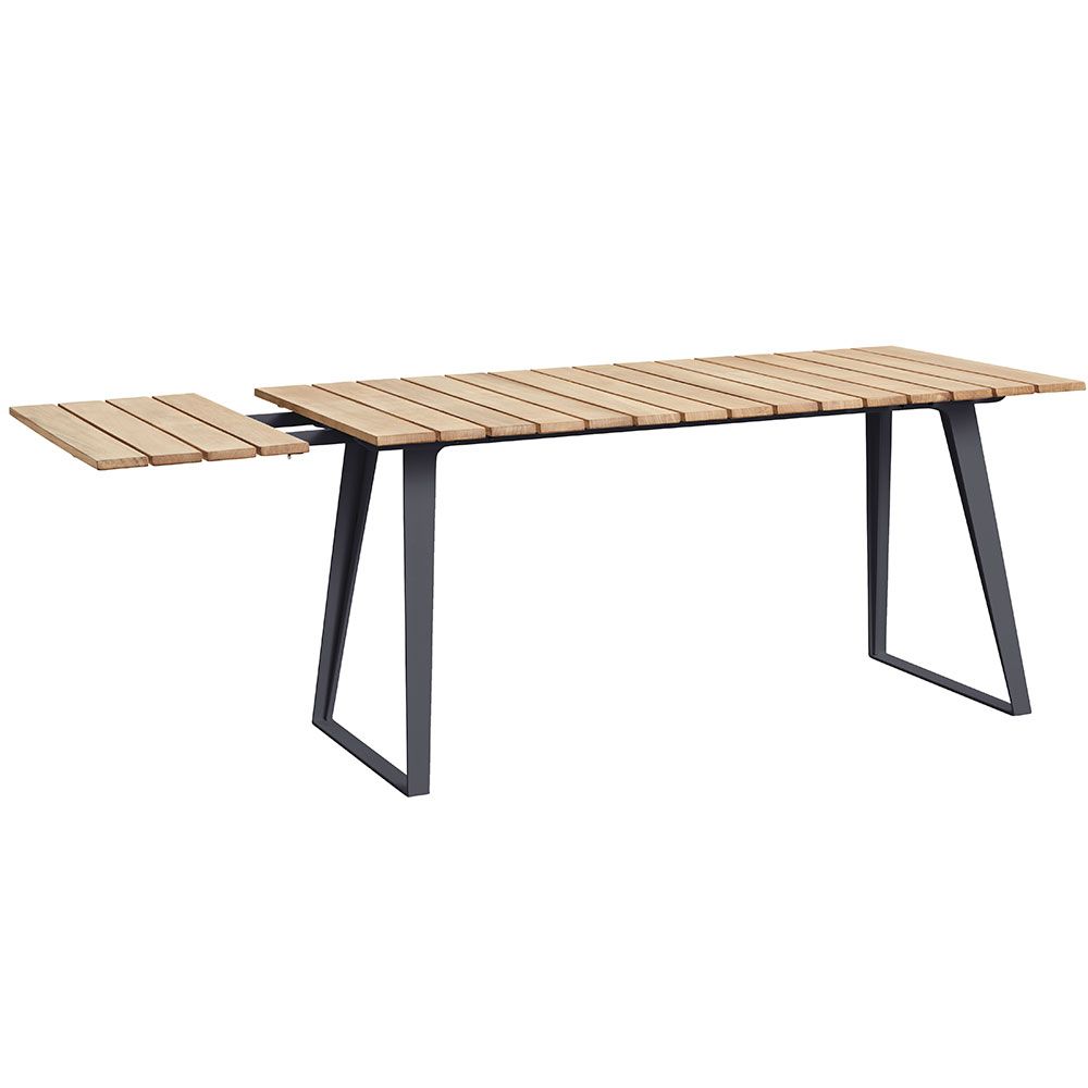 Copenhagen Dining Table 160/243X84 cm Lava Grey