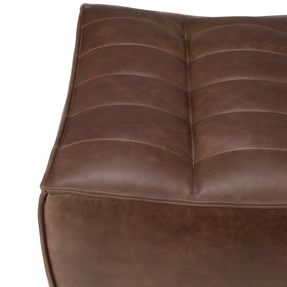N701 Stool - Chestnut leather