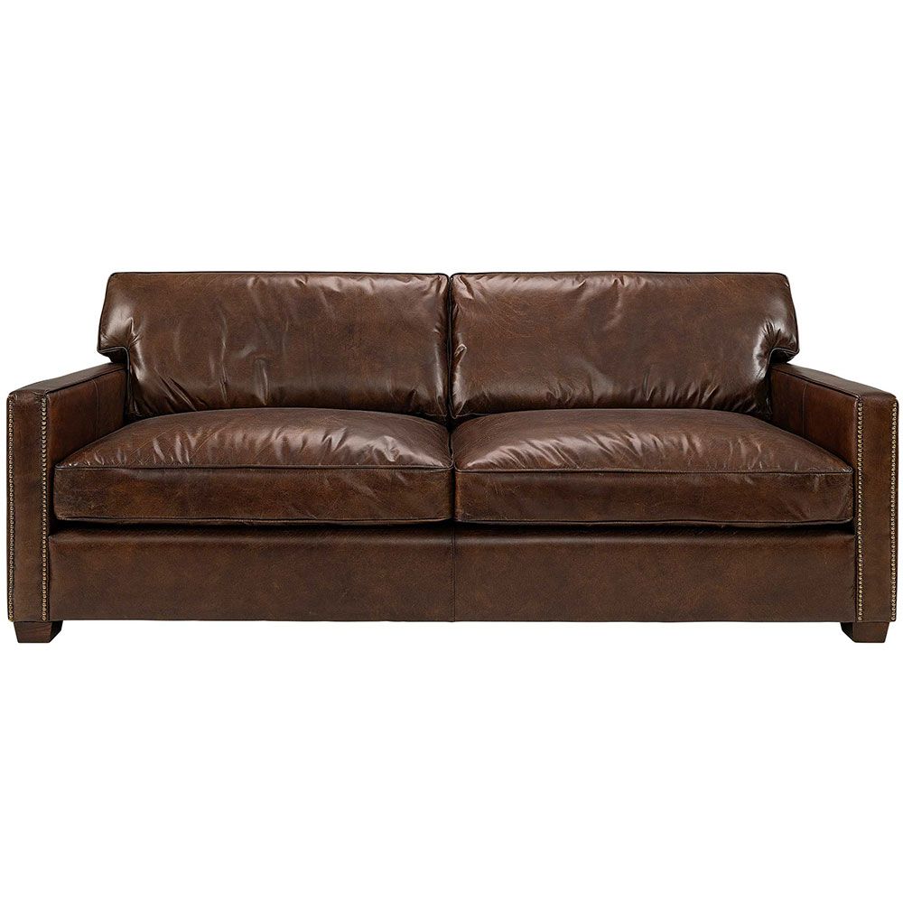 Viscount 2-seater sofa Leather Vintage