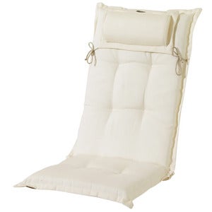 Canyon 8cm Recliner cushion structured dralon offwhite