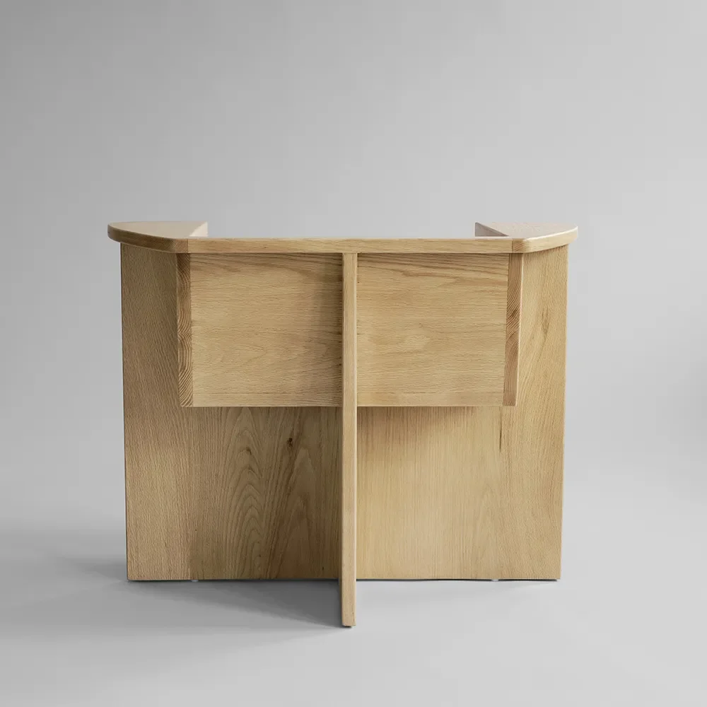  Brutus Lounge Chair - Natural Oak