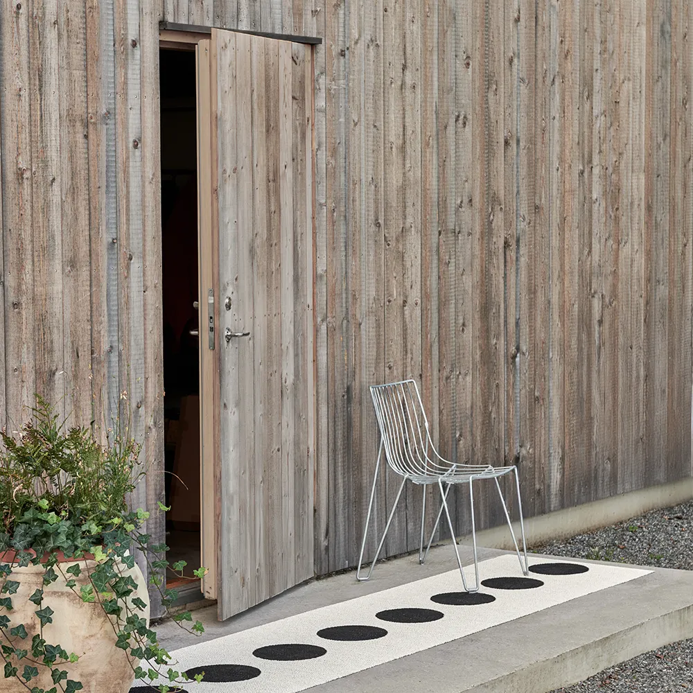 Vera Carpet 70x225 cm black/vanilla