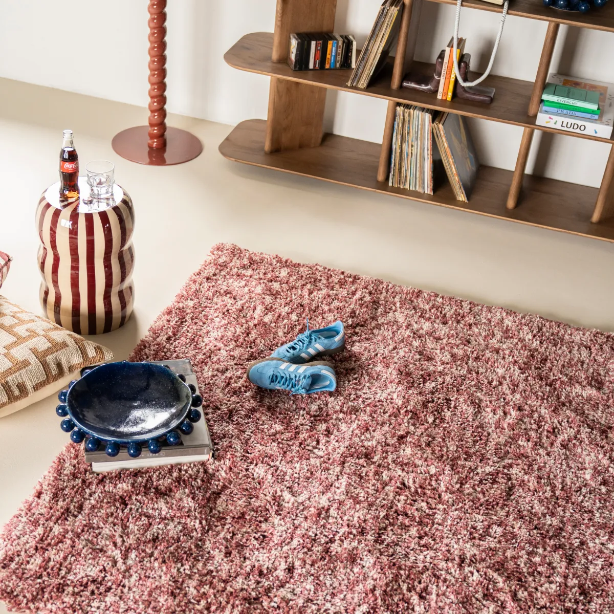 Rug Mixi Burgundy 160x230 cm