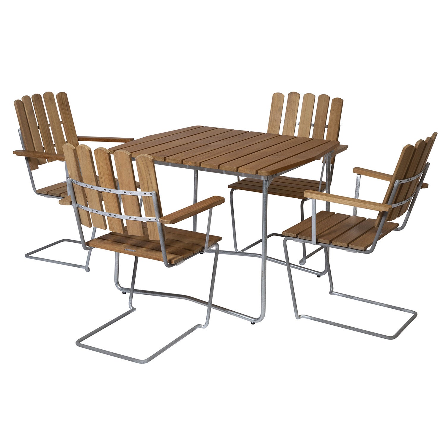 Dining group B31 84 cm & A2 Teak