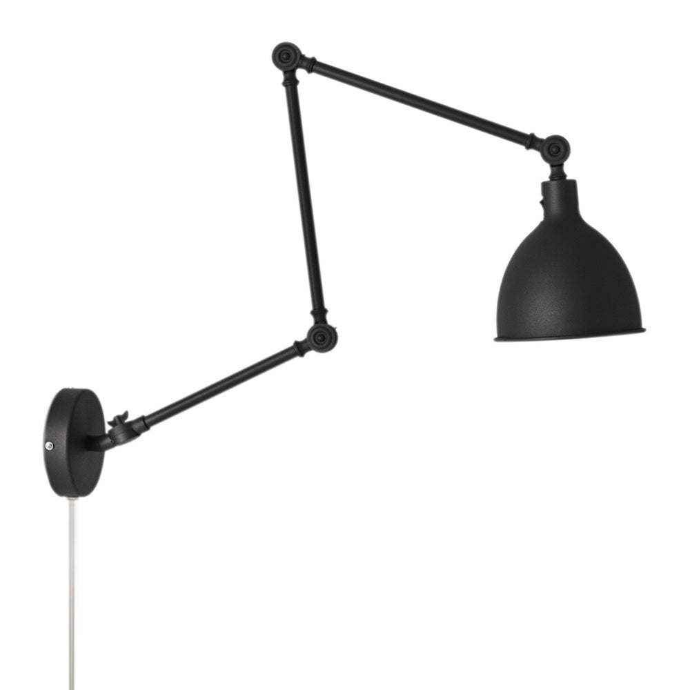 Bazar wall light l61.5-122 cm black