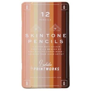 12 Colour pencils - Skin tone