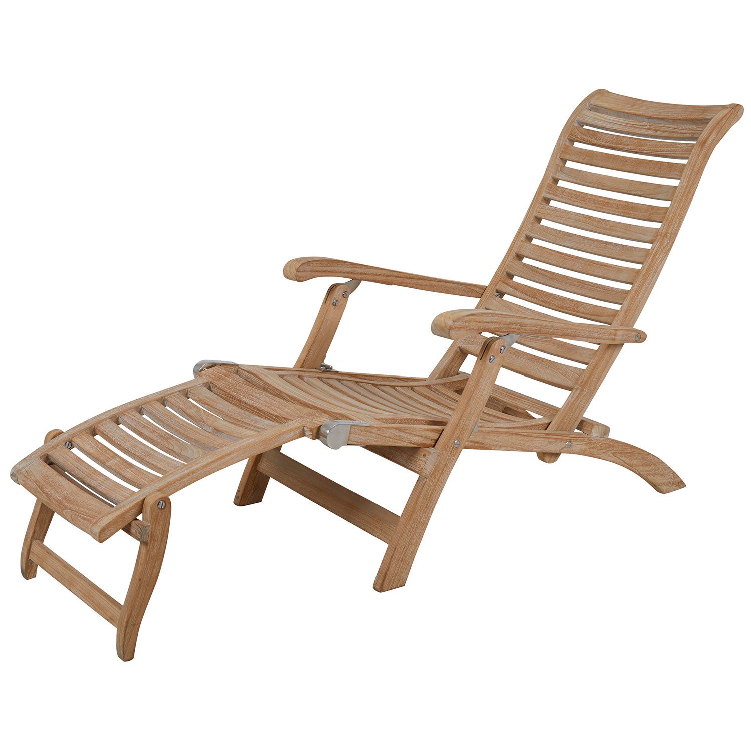 Karlo deck chair natural teak