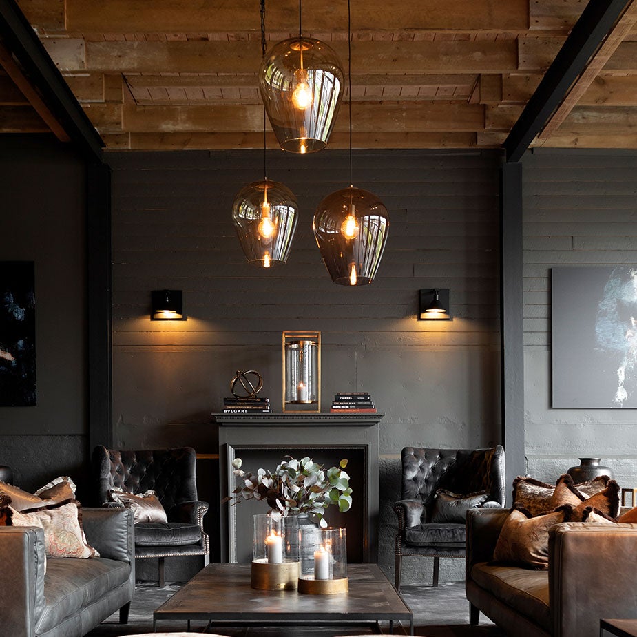 Infinity Ceiling Light Smoke Grey