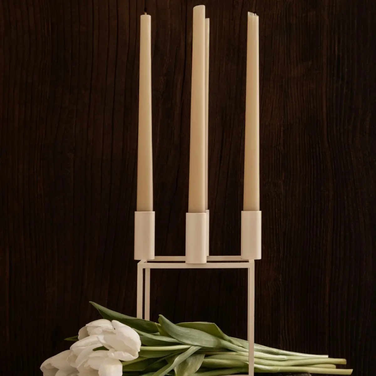 Kubus Candleholder Kubus 4 - Ivory