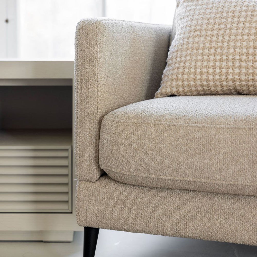ANDORRA fabric armchair Rhyme Beige