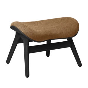 A Conversation Piece Ottoman Footstool Black Oak/Sugar Brown
