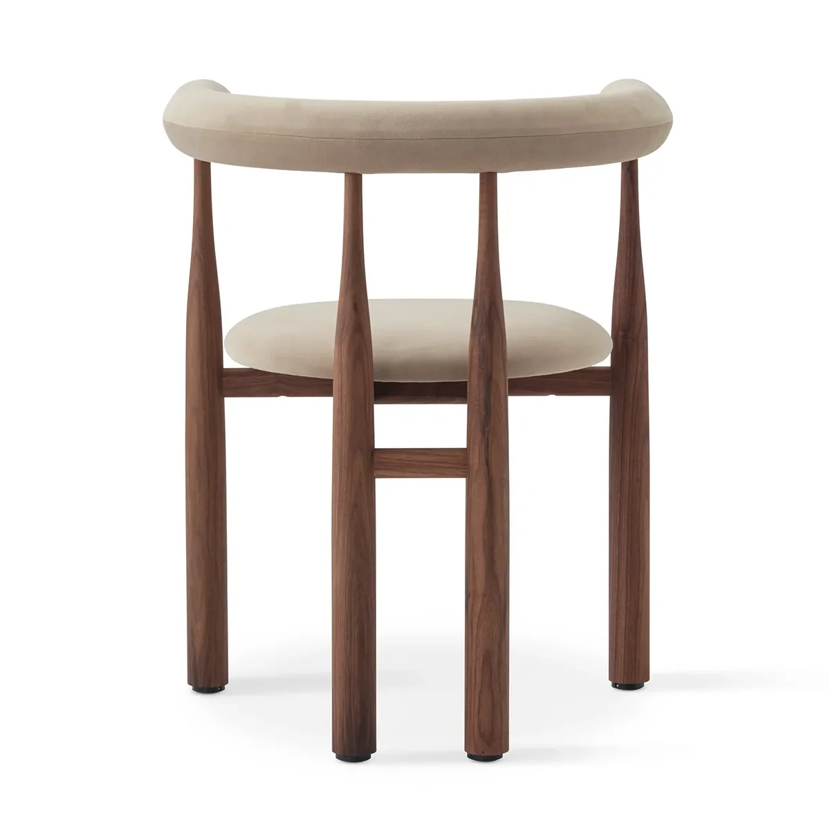 Upholstered Dining Chair Bukowski Walnut Megan