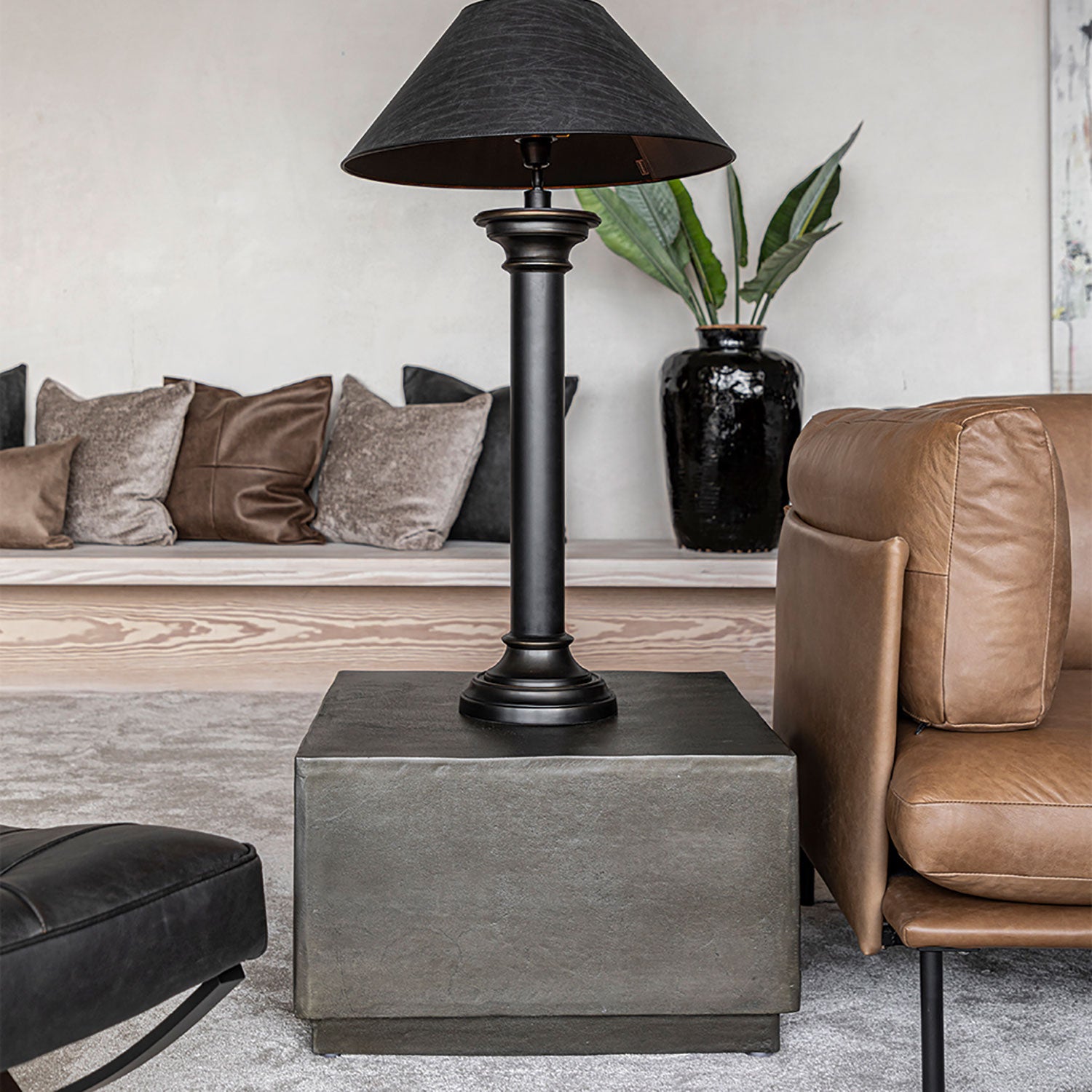 Cubo side table anthracite