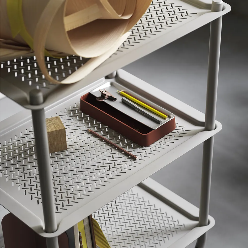 Flow Trolley 3 Layers Grey 