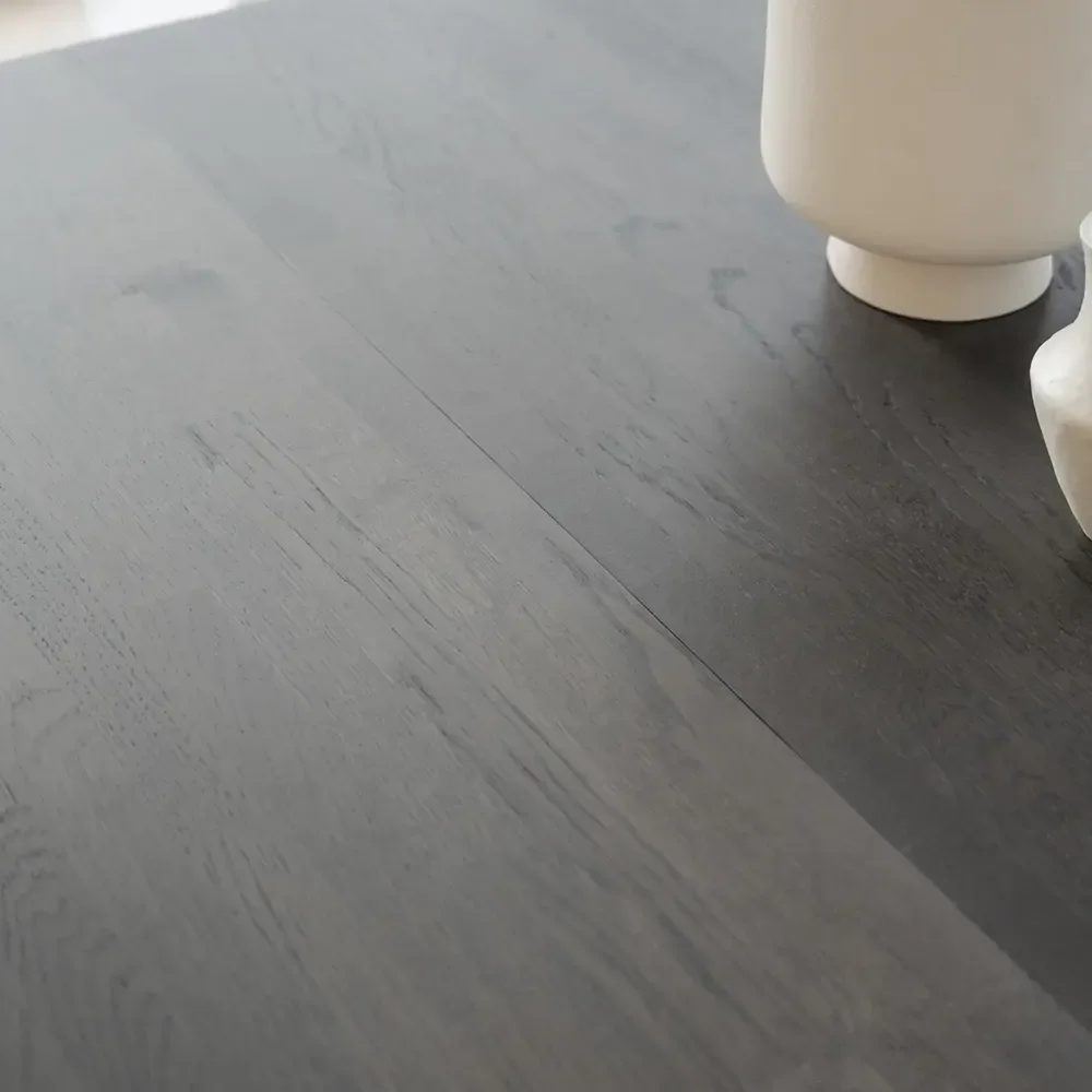 Filippa dining table 120-165x120 cm dark brown oak