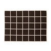 Woven blanket in lambswool Criss Dark Brown