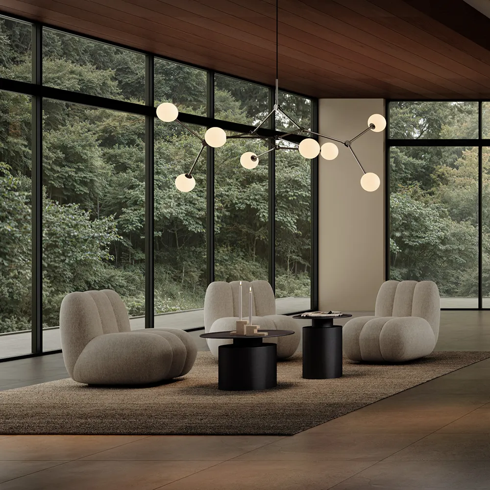 Pillar Table, Tall - Burned Black