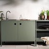 Kelia outdoor kitchen   with sink and tap  Nordic Green