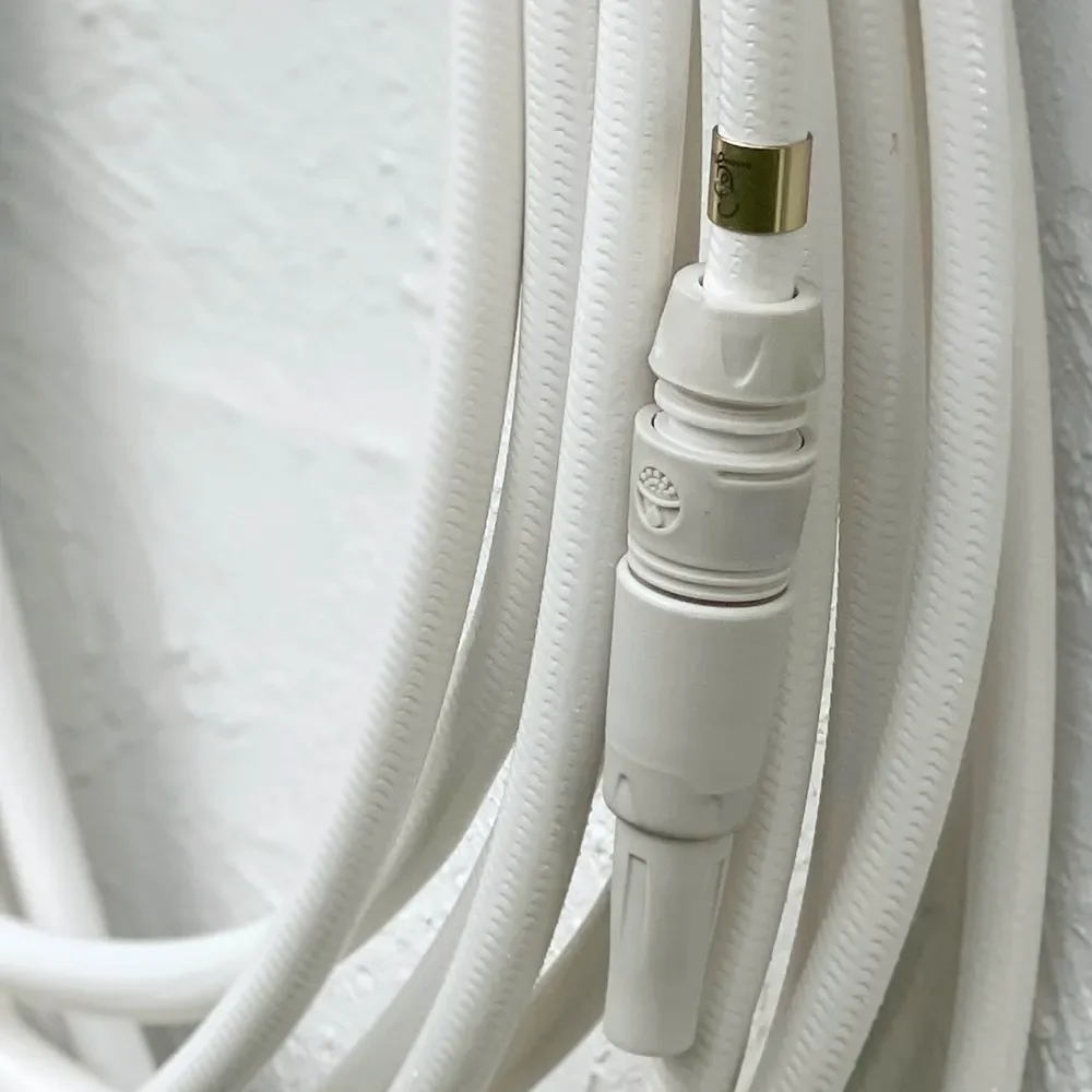 Nozzle water hose White