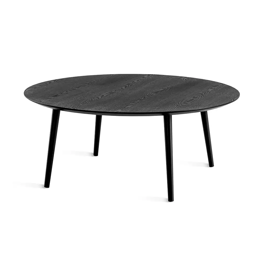 Miles Coffee table 110 cm black stained ash