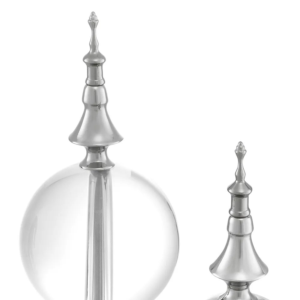 Zamora Nickel Finish Set of 2