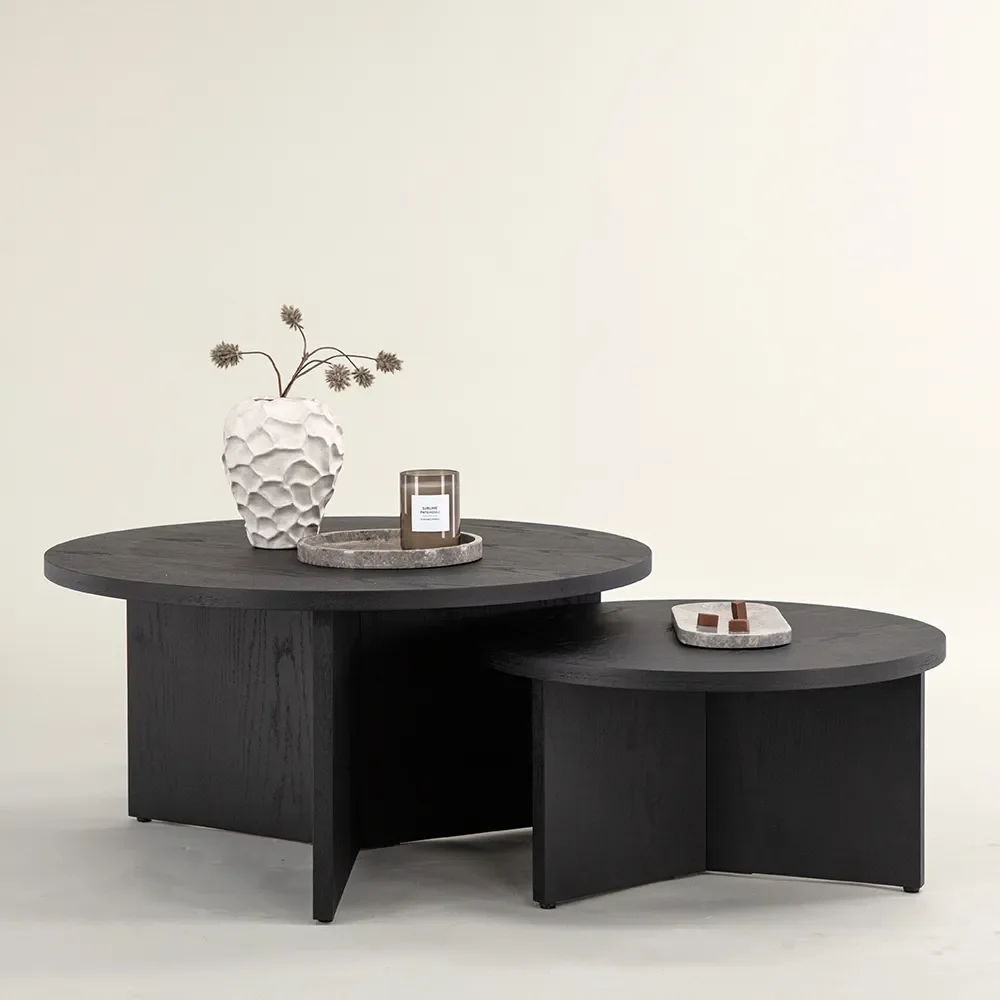 Saltö Coffee table Ø65 cm Black