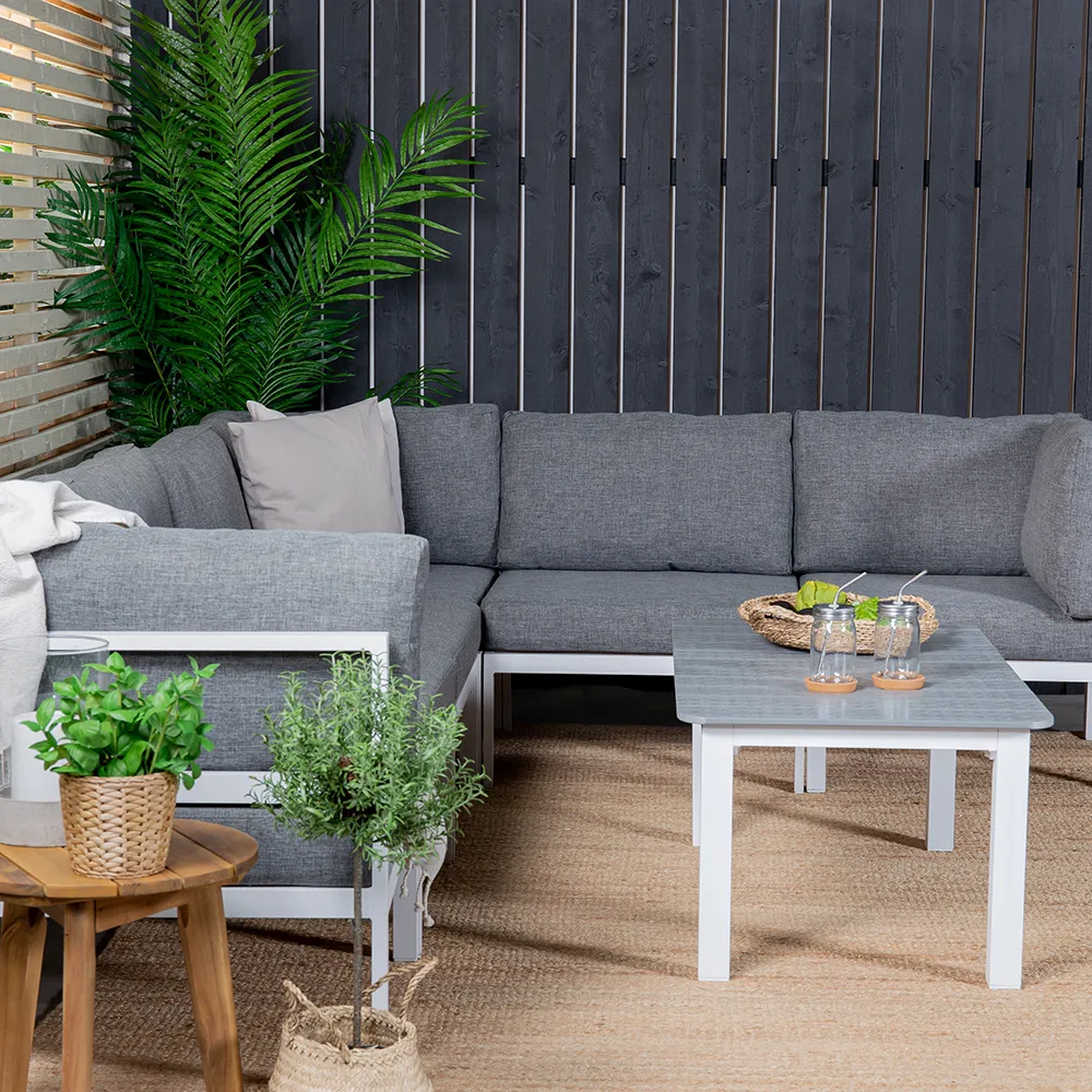 Copacabana Corner Module White/Grey