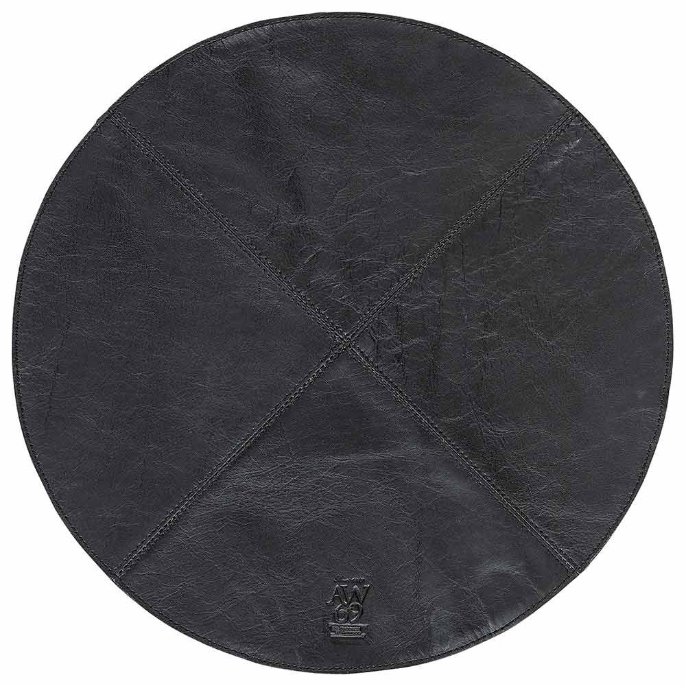 Placemat Nero Round 37 Cm Black