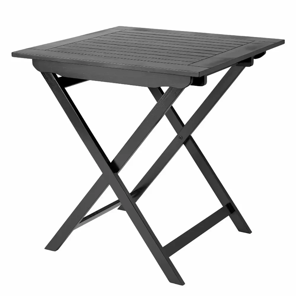 York Café table 70x70 cm black