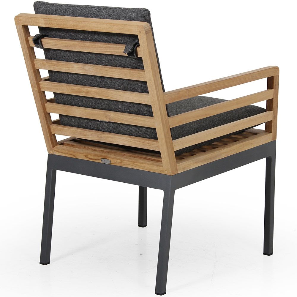 Zalongo dining chair grey / teak