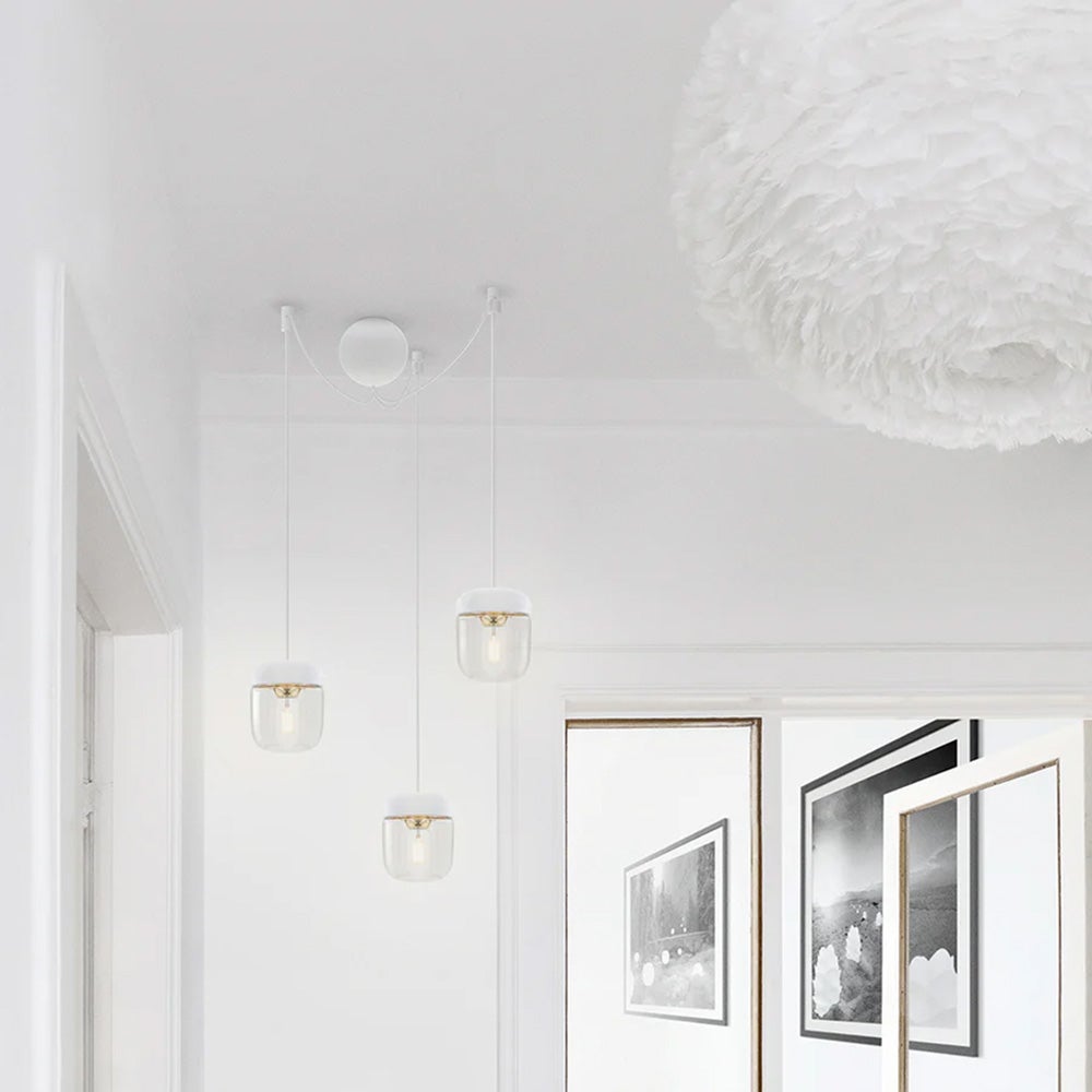 Cannonball Cluster Ø12 cm Cord set Triple White