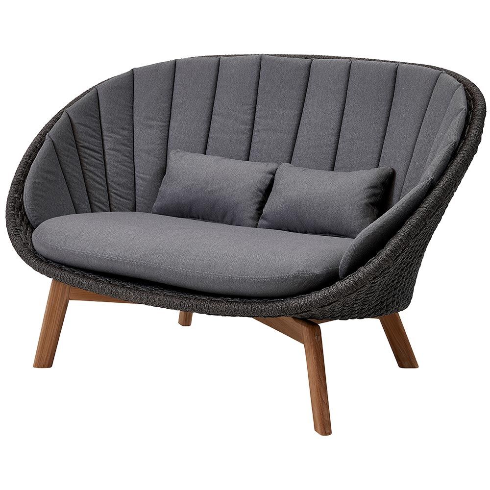Peacock Sofa Dark grey