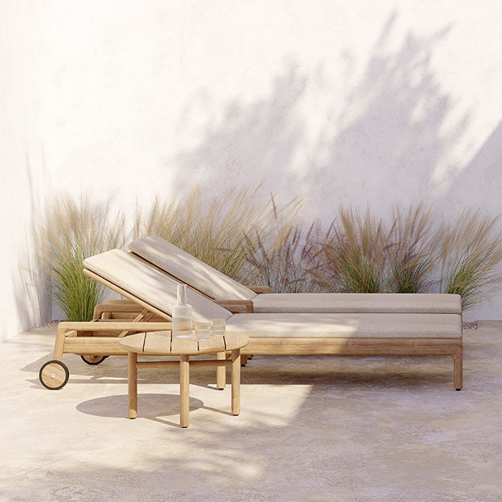 Quatro Side Table Ø59 cm Teak