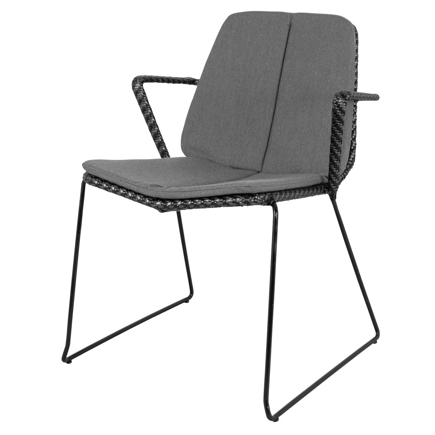 Vision Armchair Black Porcelain
