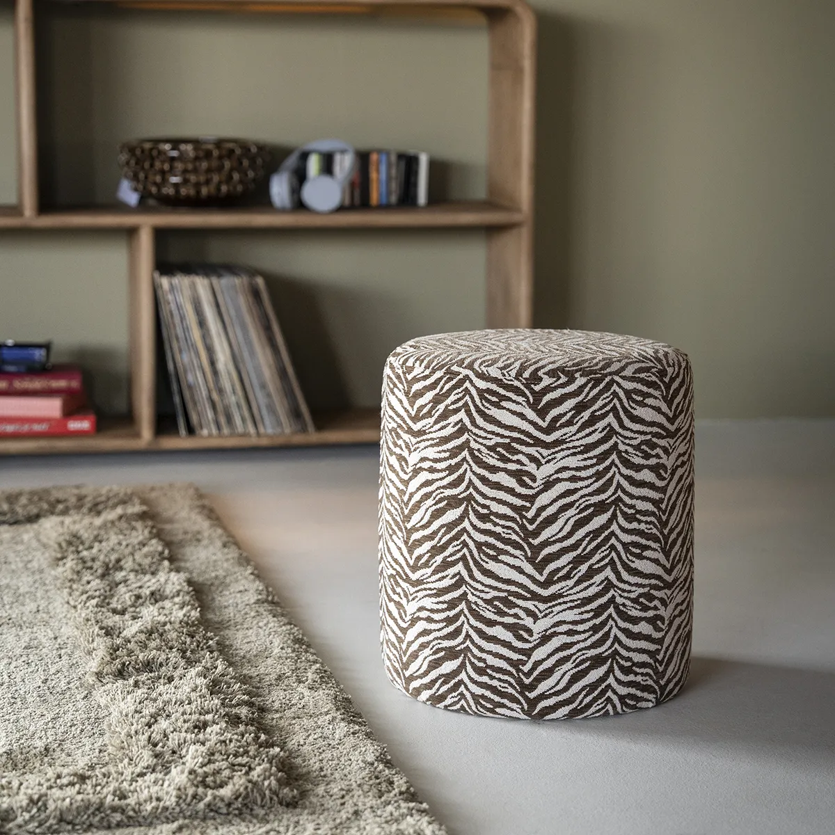 Pouf Tigra Brown H42 cm