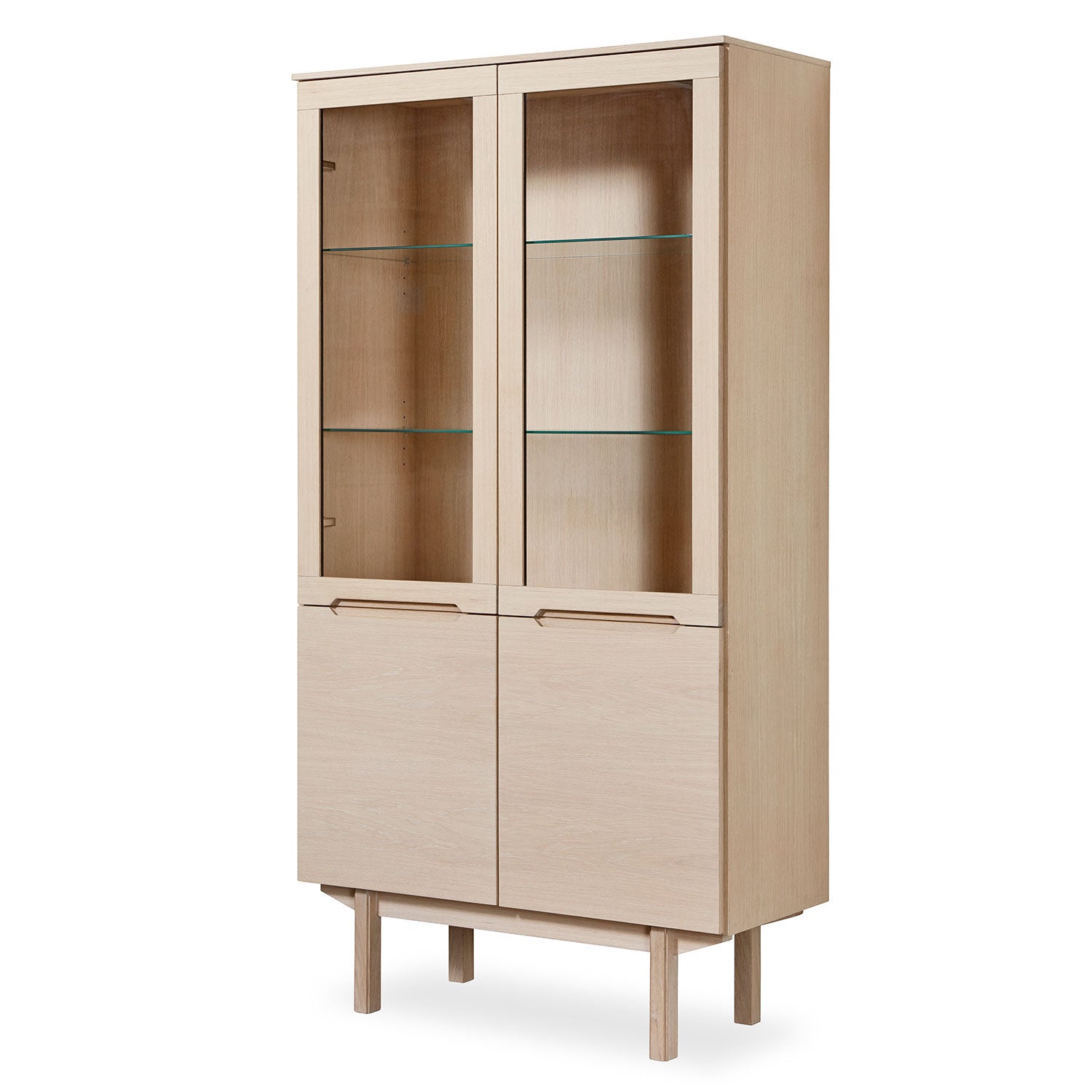 Sm307 Cabinet Oak Lacquer 98X41X182cm