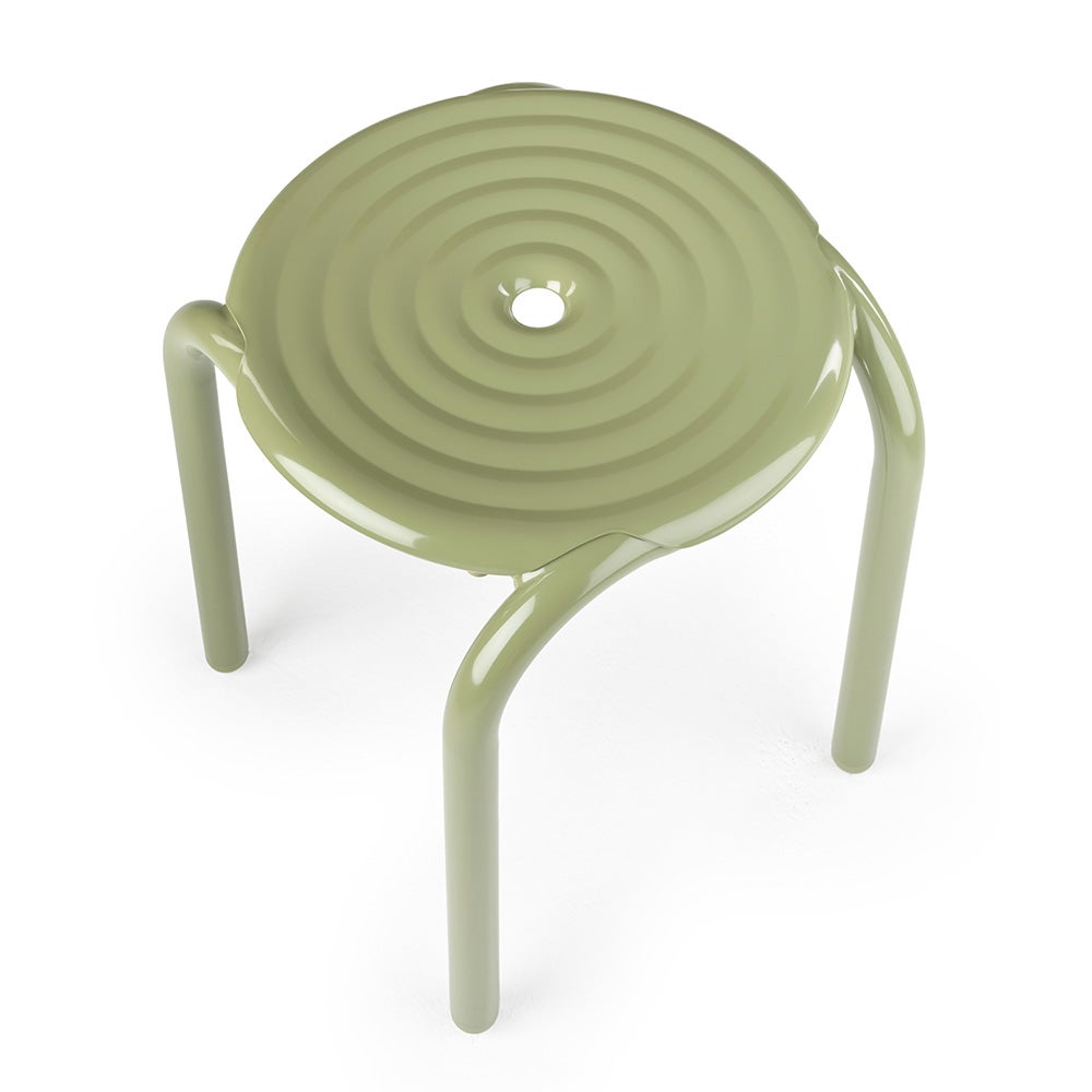 Groove Stool Moss