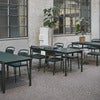 Linear Steel Dining chair Anthracite Black 