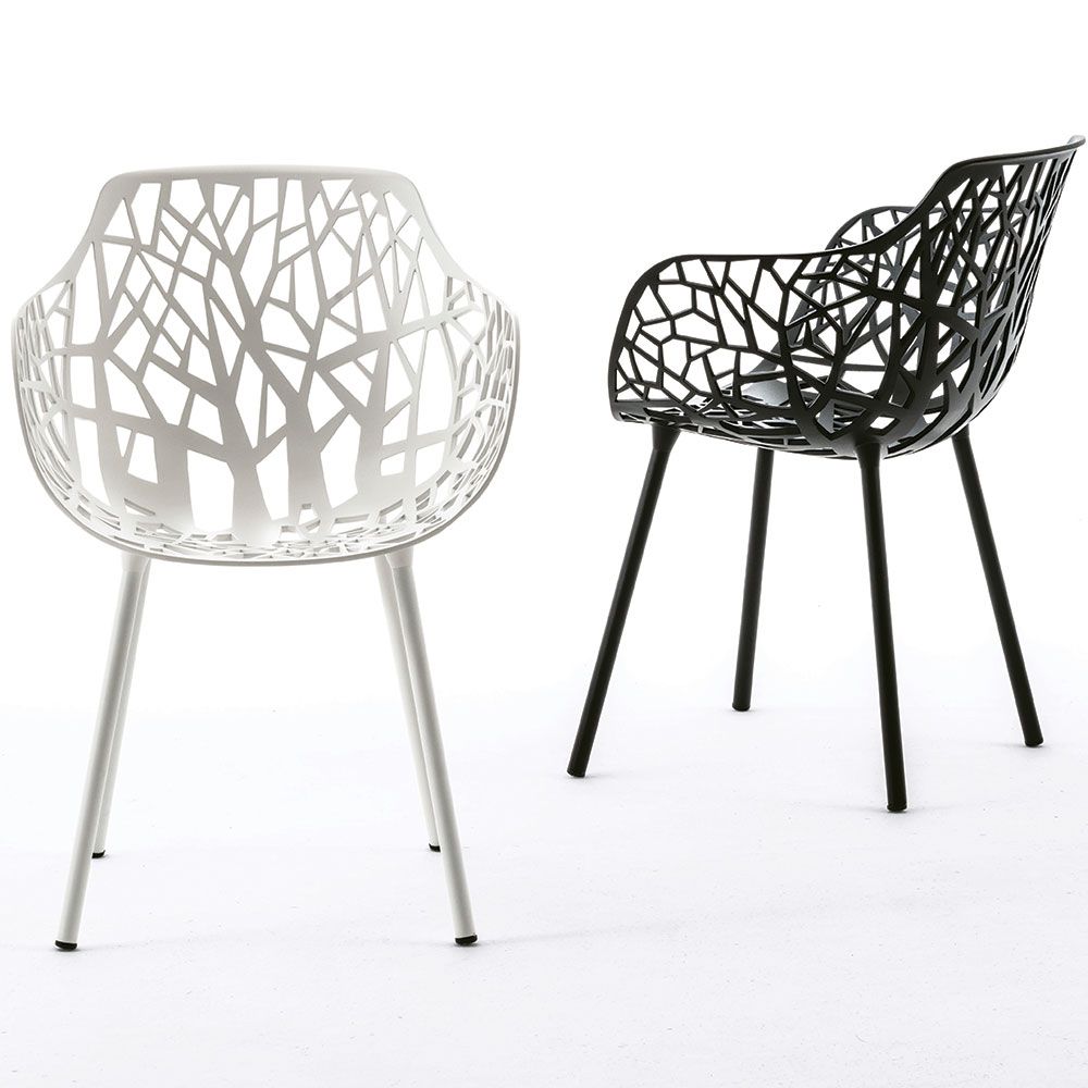 Forest armchair Metalic Grey