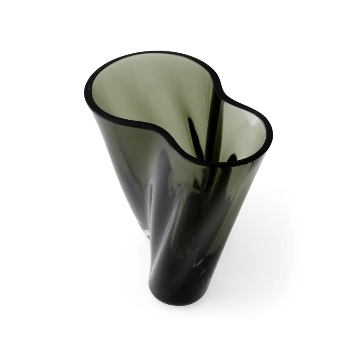 Aer Vase - H19 cm - Smoke
