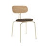 Curious Dining Chair Oak/Brass Mocca