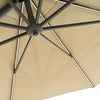 Cliento parasol 350 cm Light Grey / Khaki