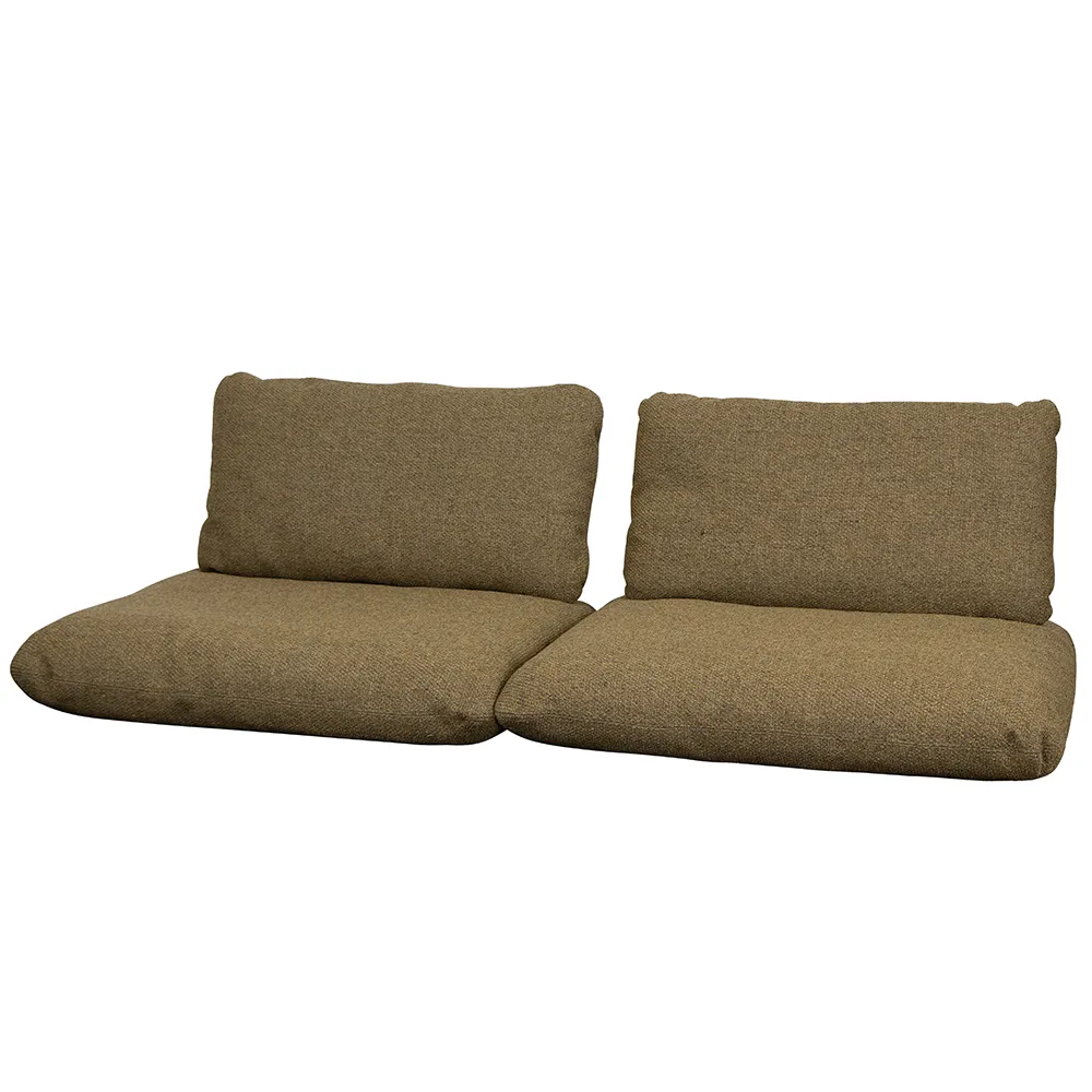 Sticks 2 seater sofa cushion set Turmeric yellow
