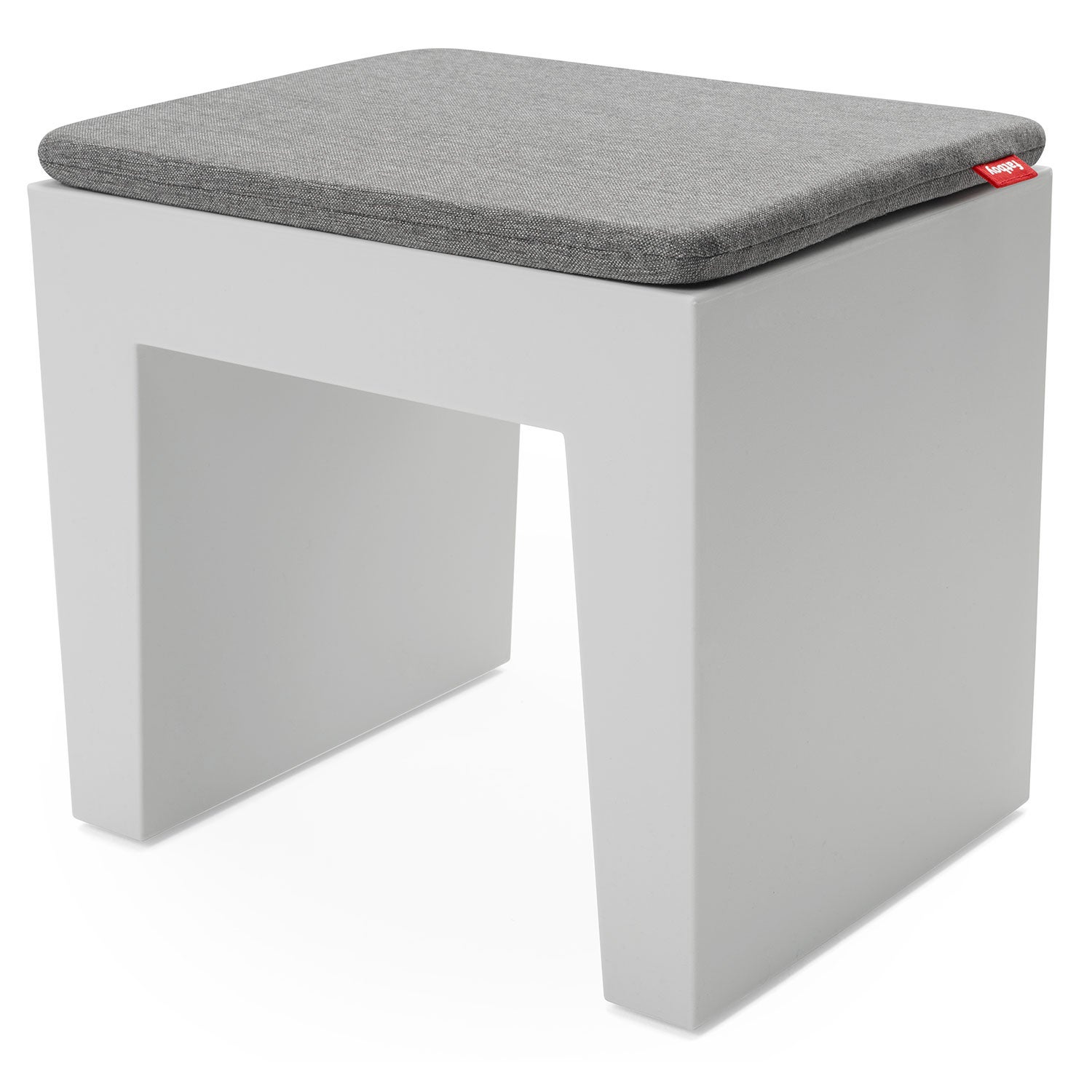 Concrete seat pillow rock grey