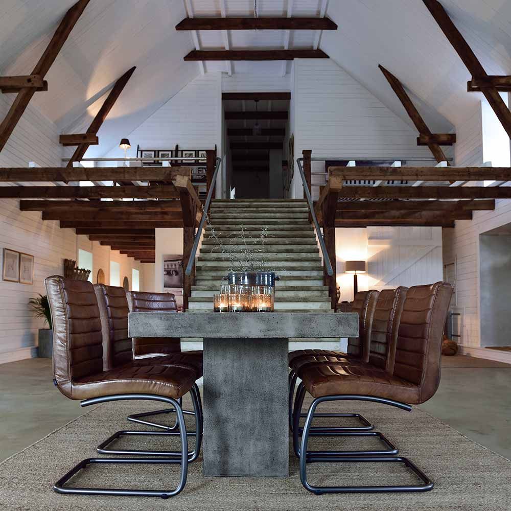 Campos Dining Table 60X60 Concrete