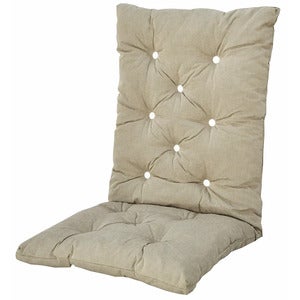 High flock cushion Sand