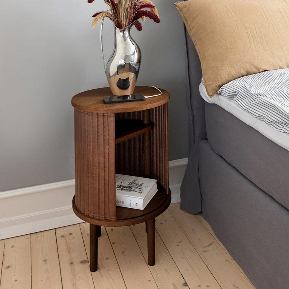 Audacious Side Table Dark Oak/Hazelnut