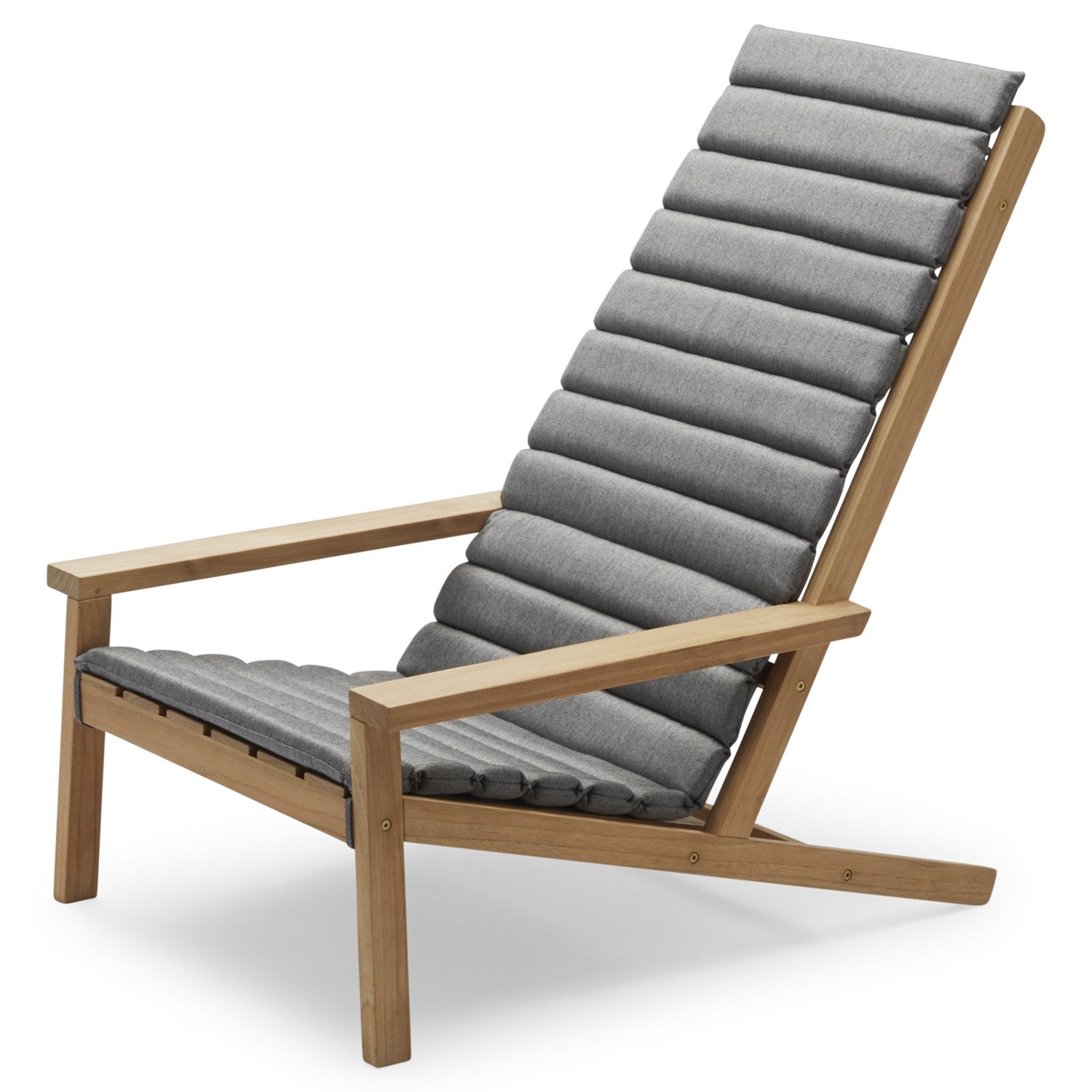 Between Lines deck chair cushion Ash grey